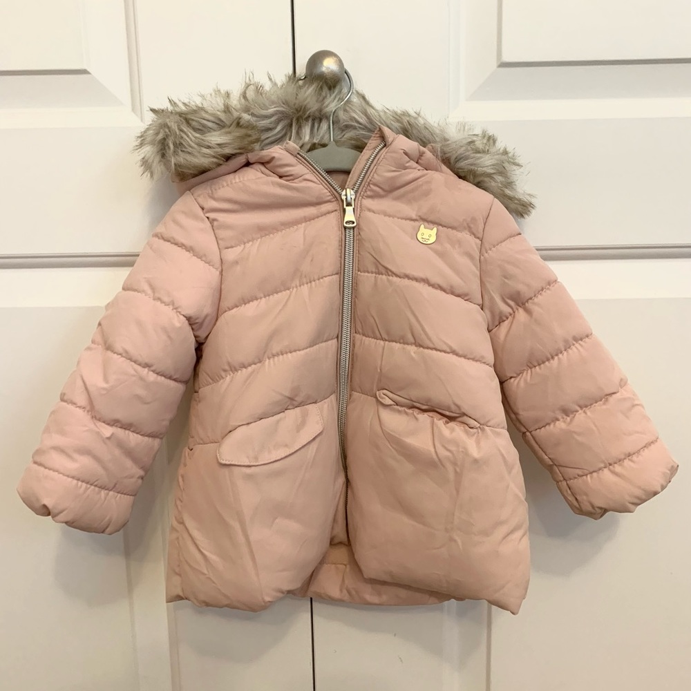 Zara Baby Puffer Jacket, Size 9-12 Months